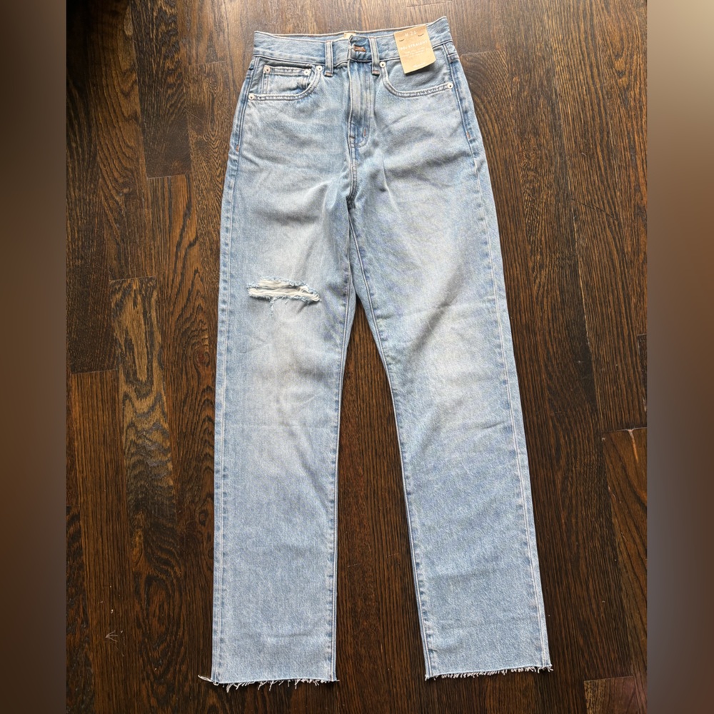 Madewell Blue '90s Straight Jeans